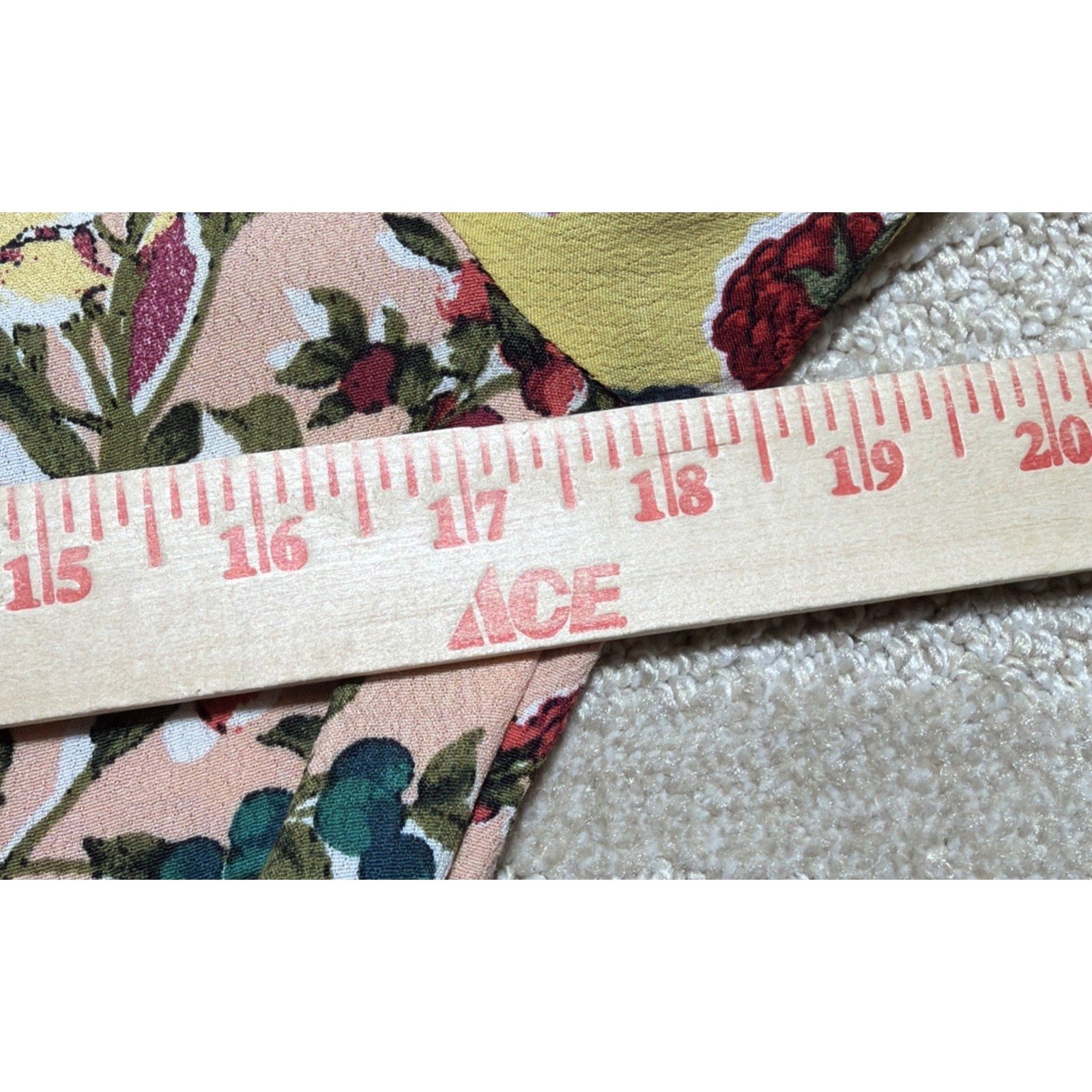 Anthropologie Meadow Rue Floral Patchwork Wrap Top Blouse Long Sleeve Tie Size 2