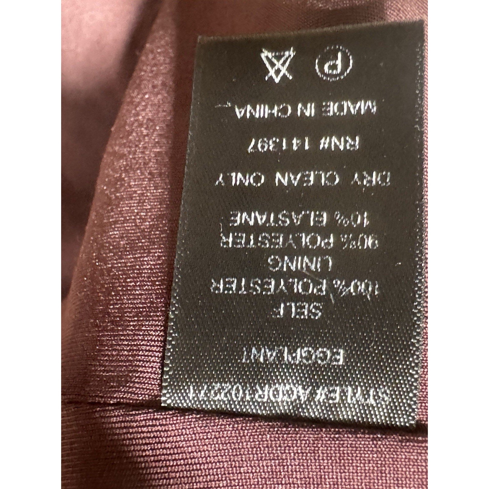 ASTR The Label One Shoulder Satin Midi Dress Mauve Plum Side Slit Cocktail M