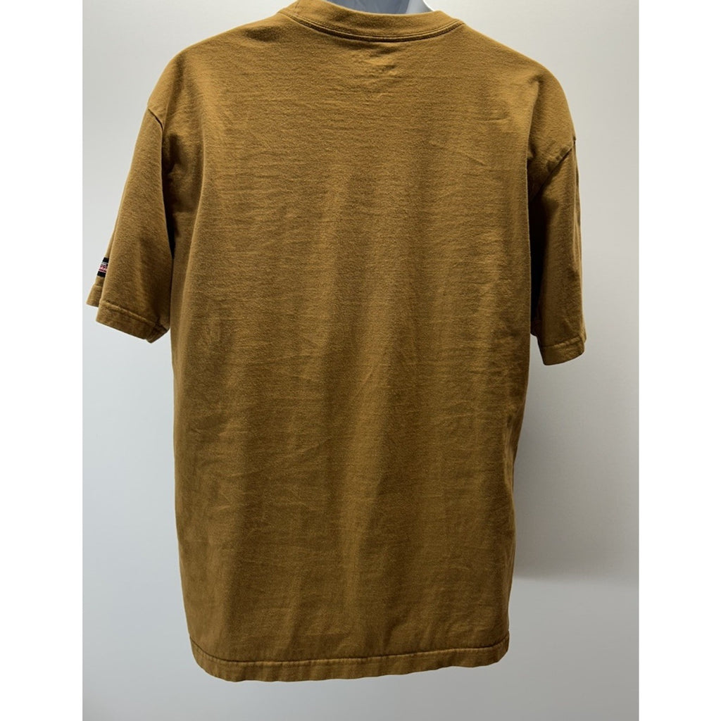 Dickies Mens Large Brown Short Sleeve T-shirt.