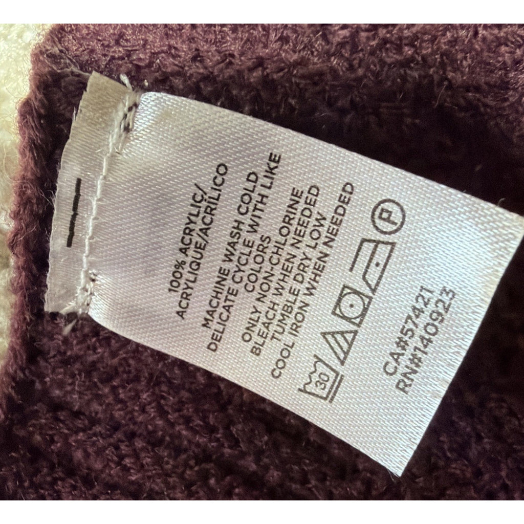 LOFT Waffle Knit Open Front Poncho cardigan Womens One Size cover-up NEW