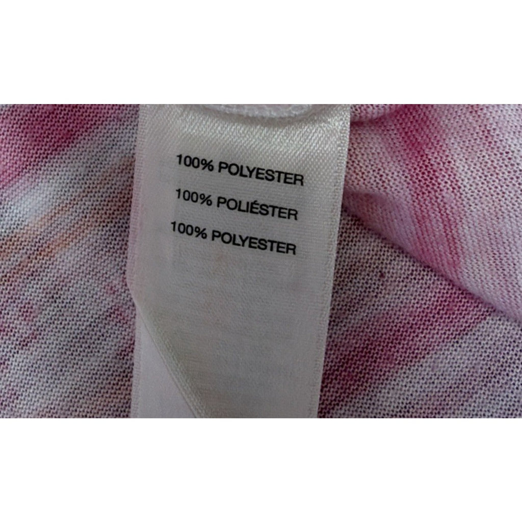 Chico's Calliandra Pink New Waves Darla Tie Front Knit Top Size 1 Medium