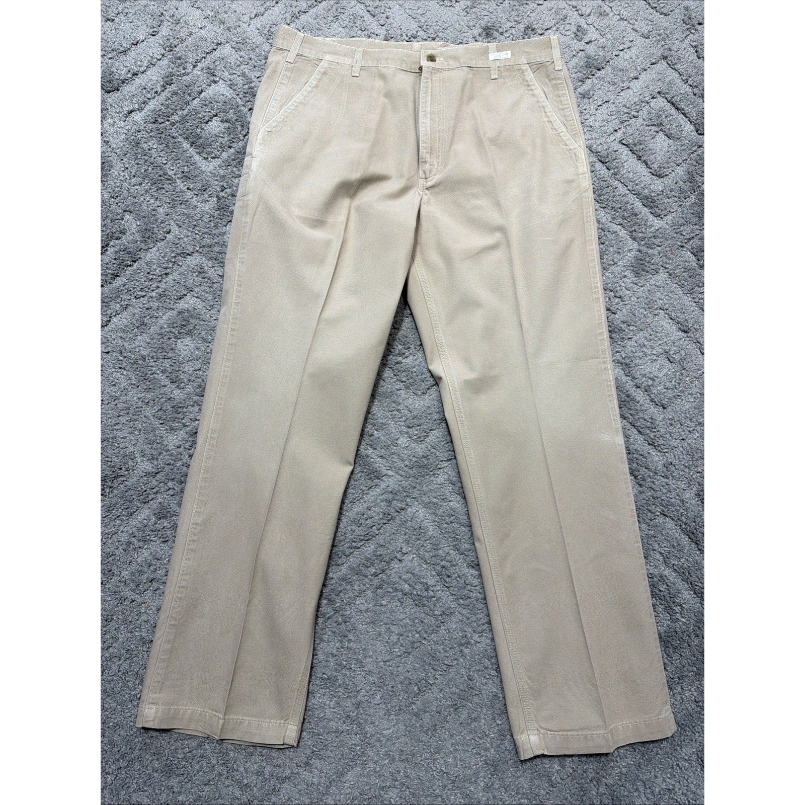 CARHARTT Men's B299 GKH Canvas Khaki Relaxed Fit Pants Work Tan 40x32