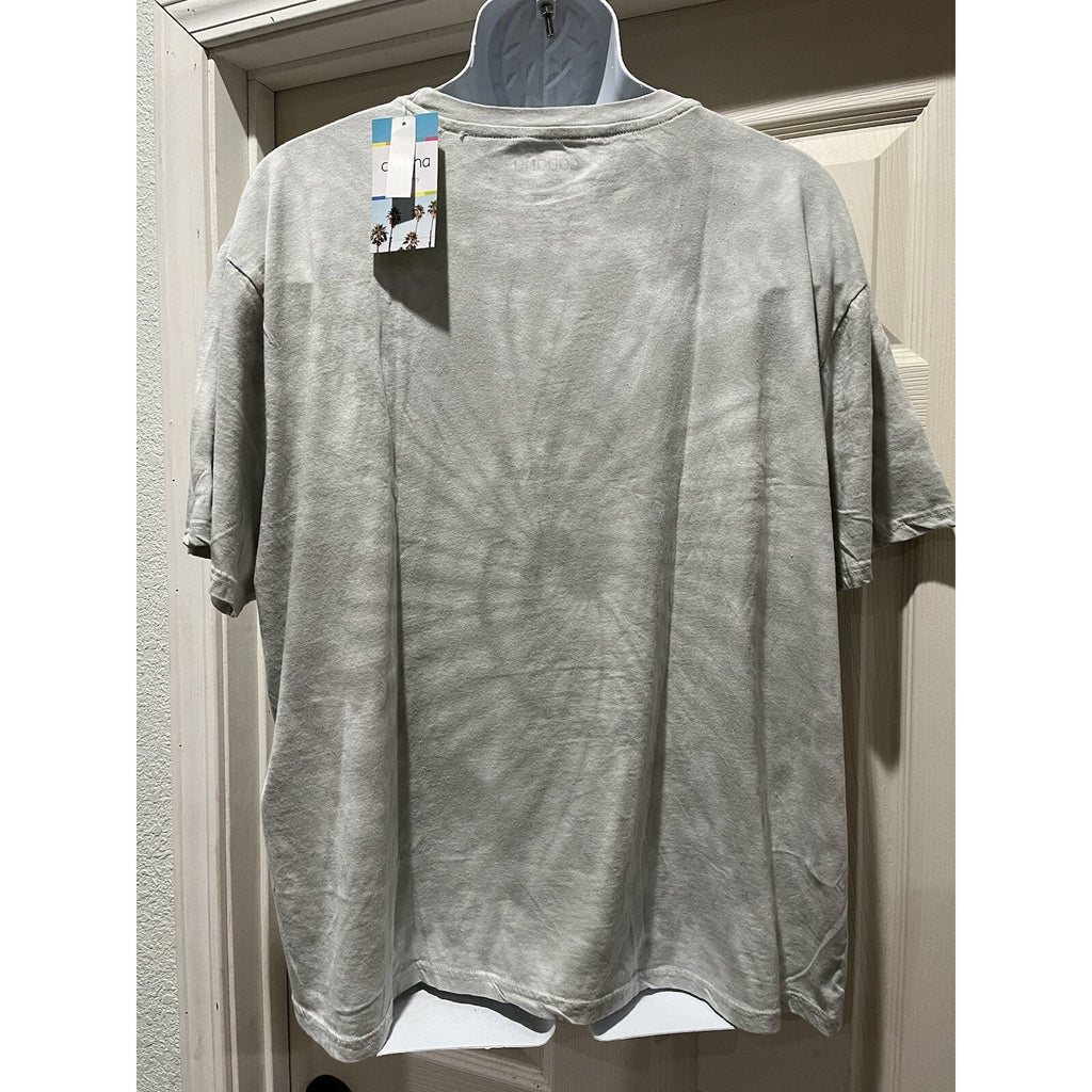 NWT Cabana By Crown & Ivy Gray Blue "Make It A Double" T-Shirt Unisex Size XXL