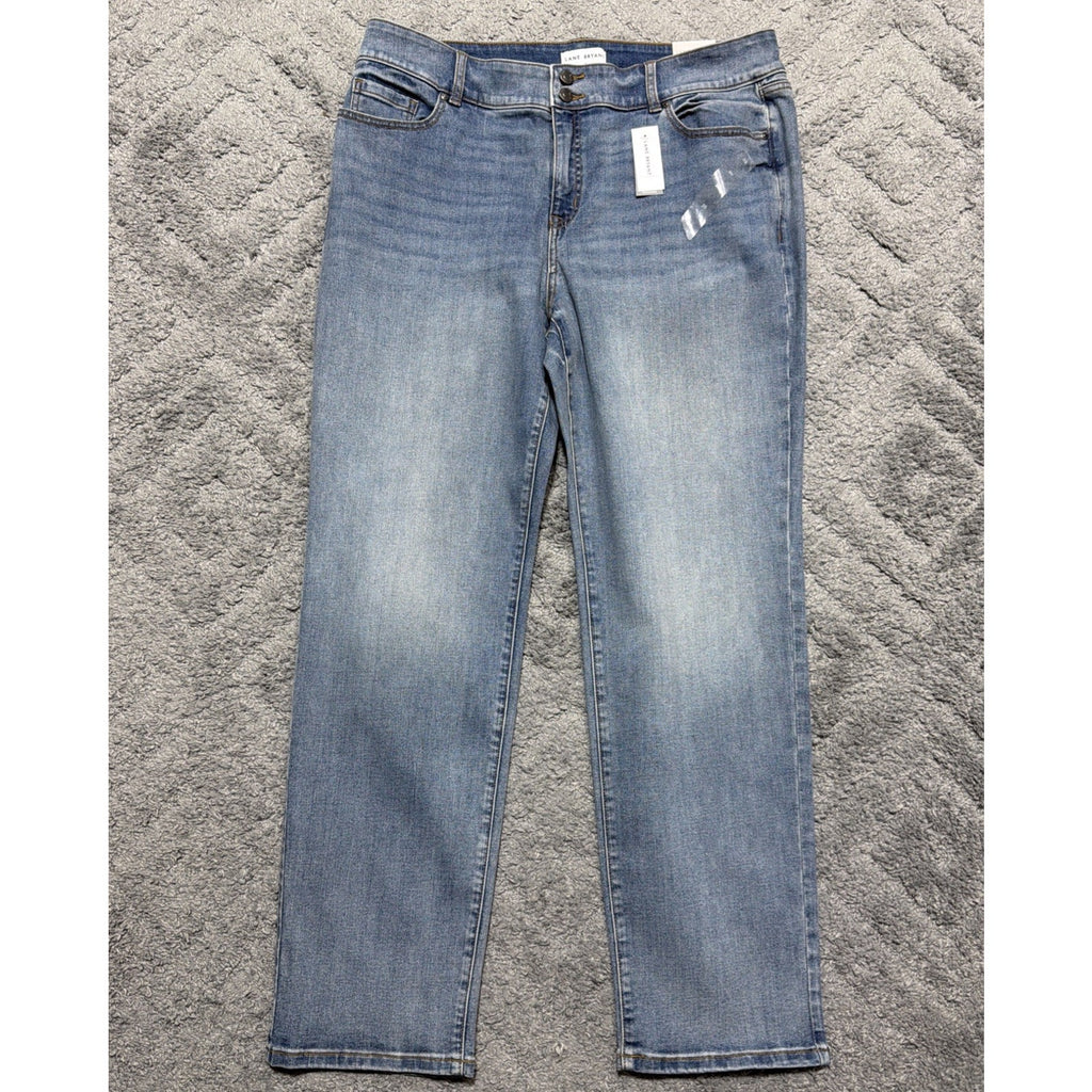Lane Bryant Tighter Tummy High Rise Straight Jeans Size 20 NWT 40x32 Msrp 89.95