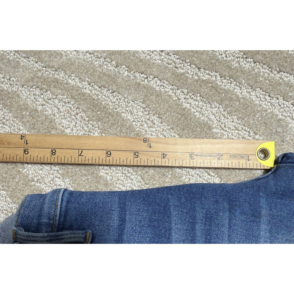 FRAME DENIM Le Nouveau Straight Crop Med Rise Jeans size 24x26 Stretch