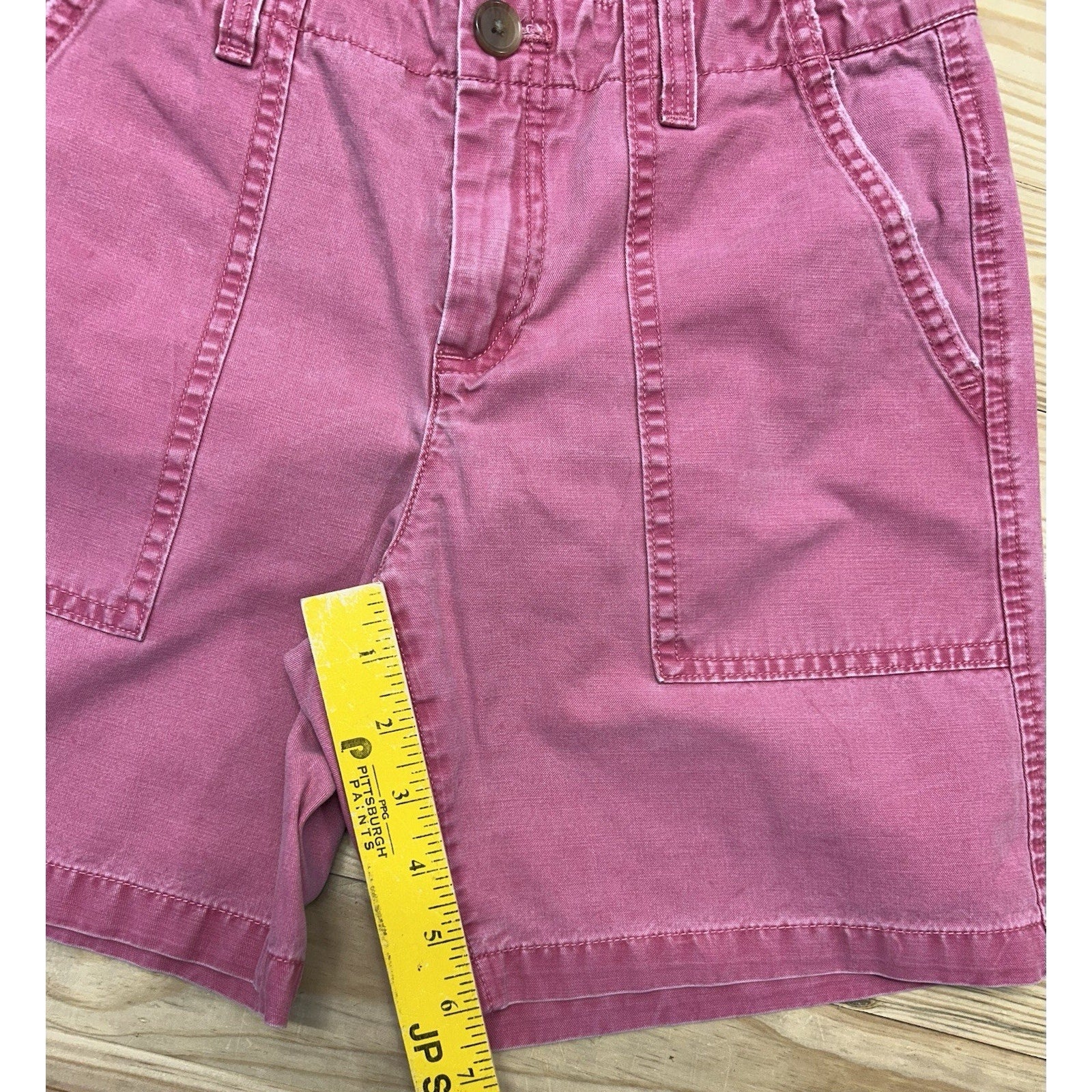 Gap Shorts Womens Size 00 Flat Front Girlfriend Chino Utility.