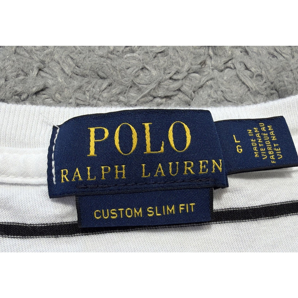 Polo Ralph Lauren Custom Slim Fit Striped Soft Cotton Shirt Mens Large