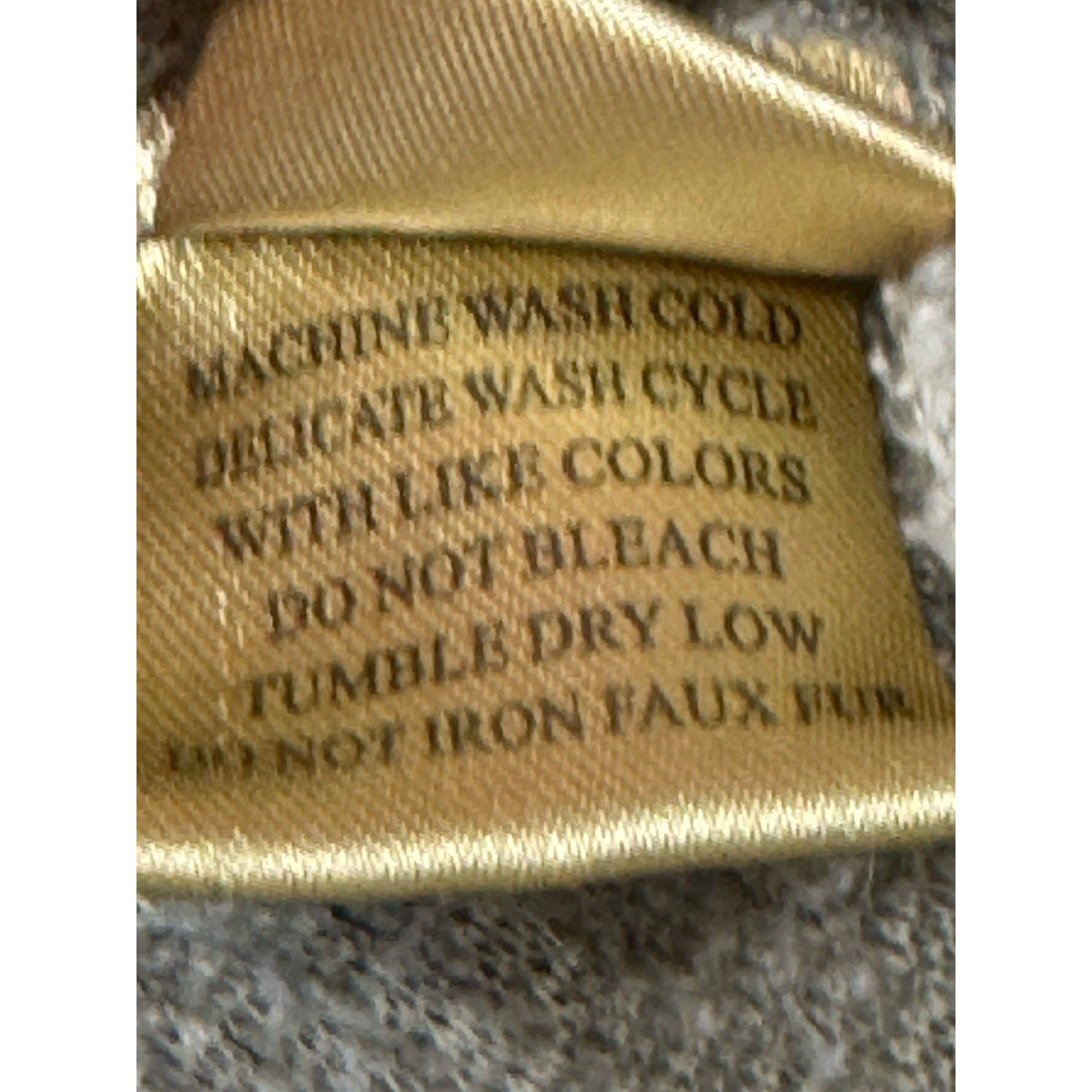 True Grit Sherpa Quarter Zip Gray Pullover Zig Zag Zipper Size XL