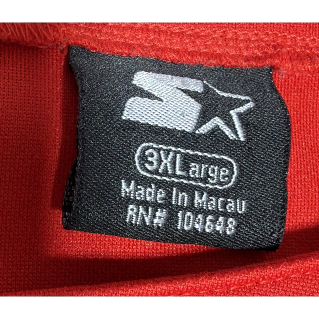 Ole Miss Rebels Starter Stitched baseball jersey Red 3XL vintage 90s