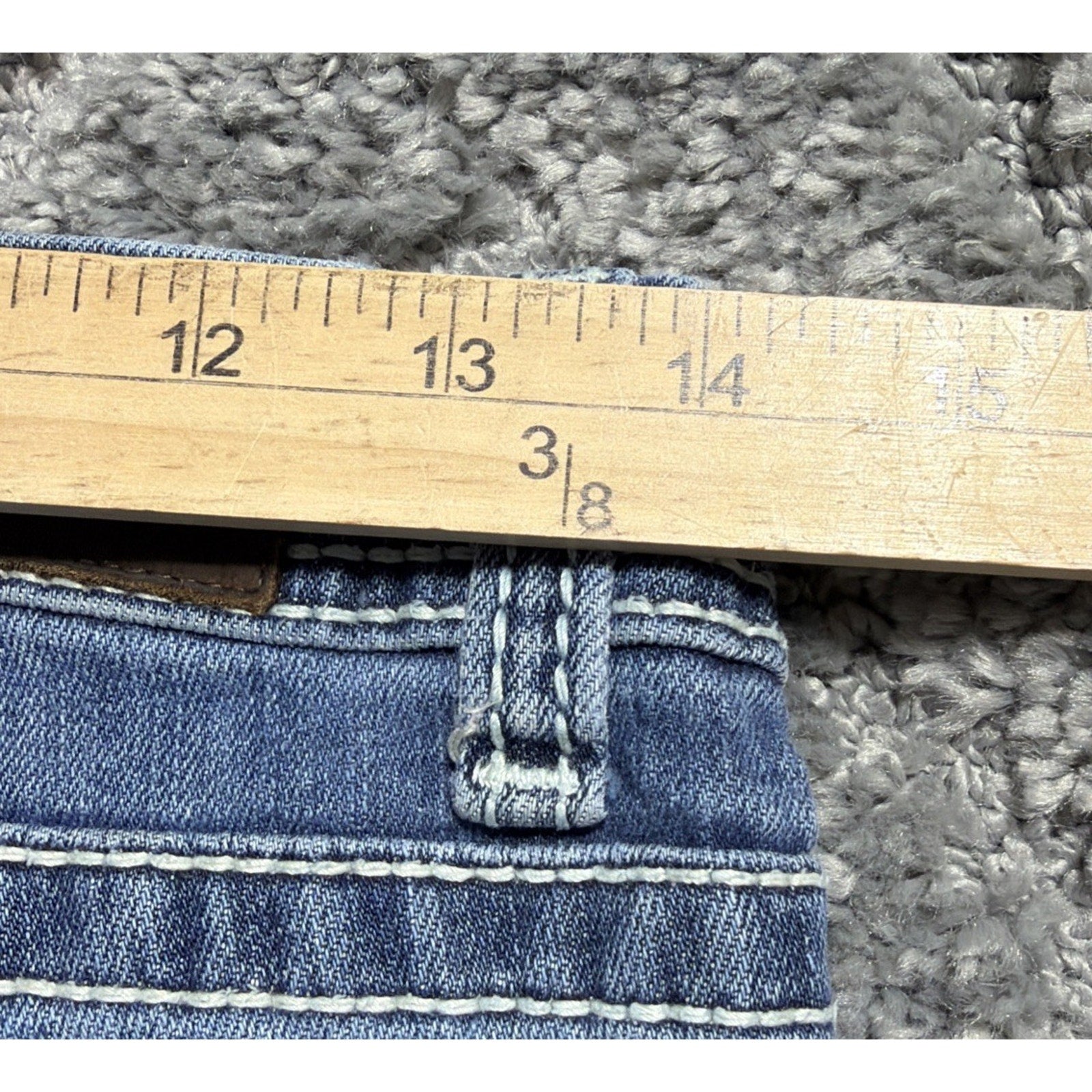 BKE Harper Cropped Jeans Womens Size 27 Casual Western Straight Leg Blue Denim