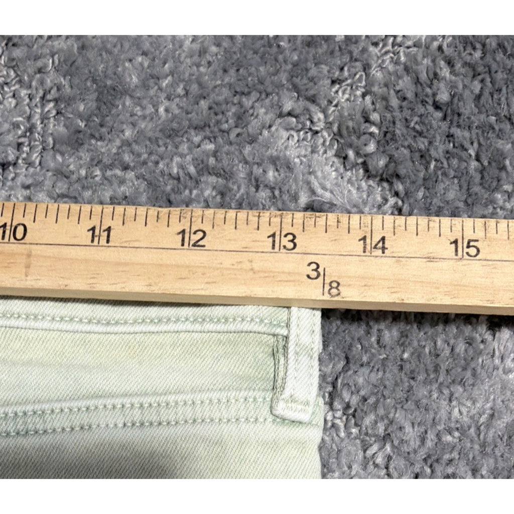 GUESS-Womens Jeans Ultimate Skinny Green Distressed Denim Size 27