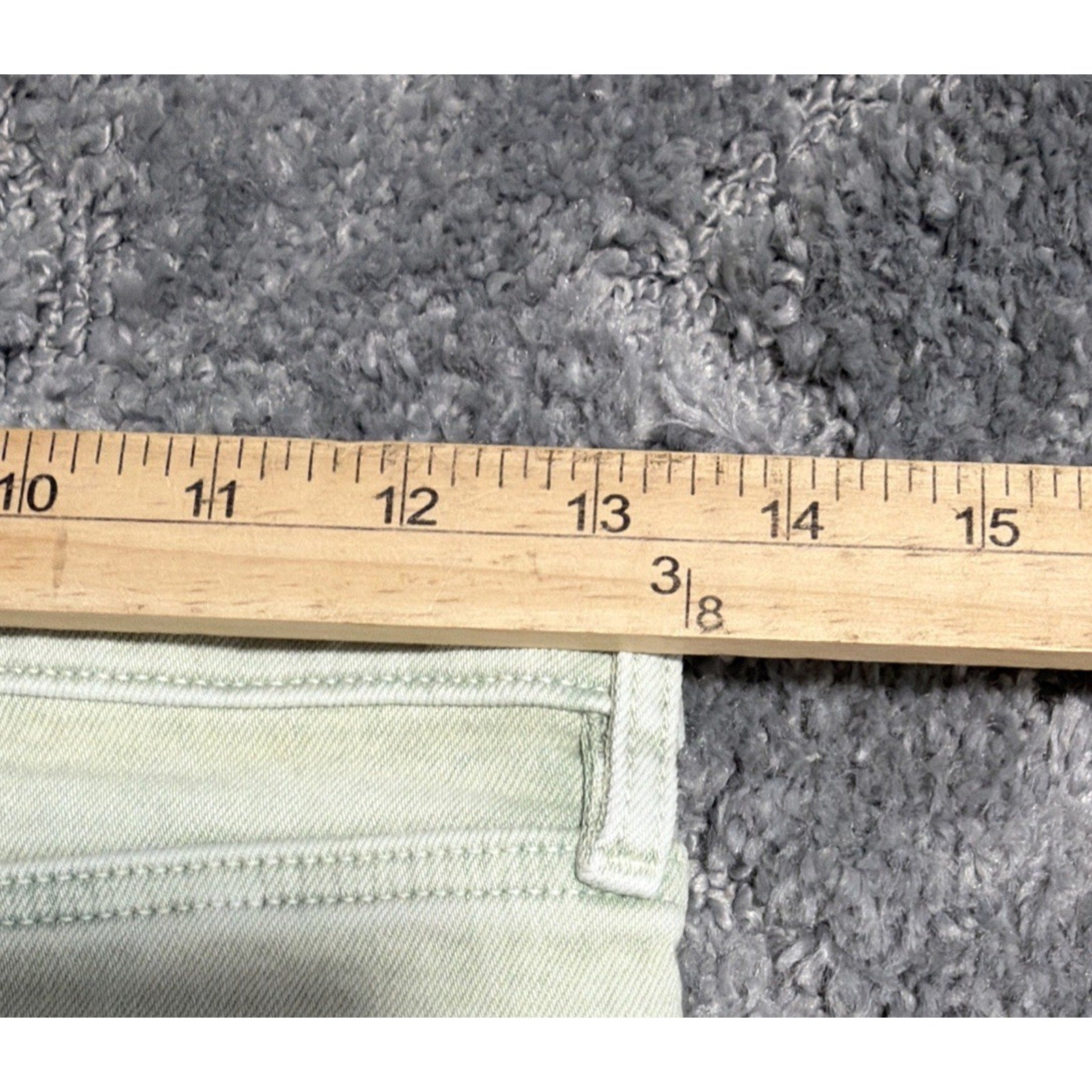 GUESS-Womens Jeans Ultimate Skinny Green Distressed Denim Size 27