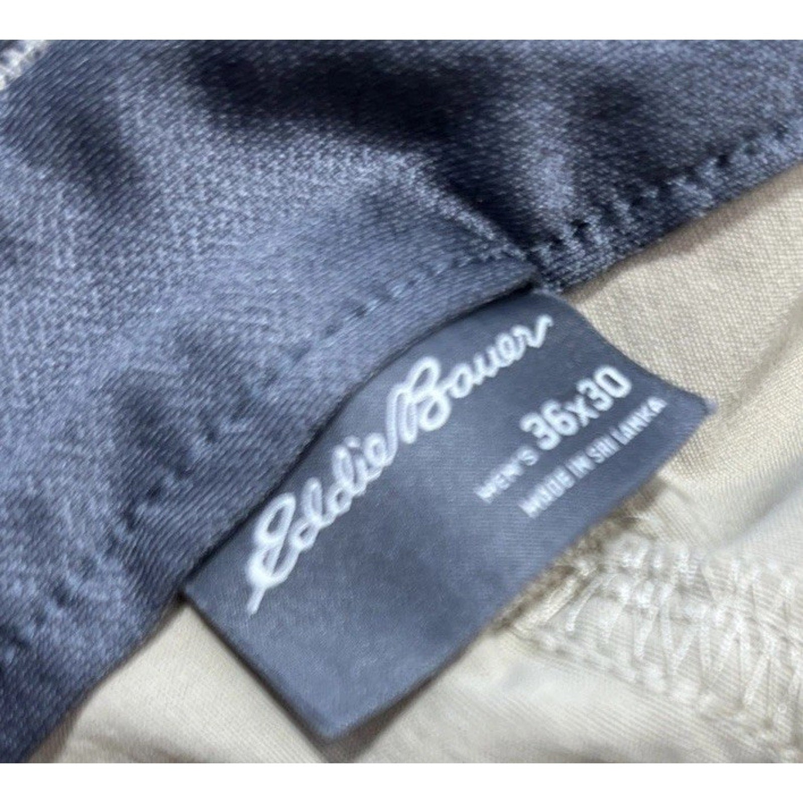 Eddie Bauer Mens Tech Pants 36x39 Utility Workwear Nylon