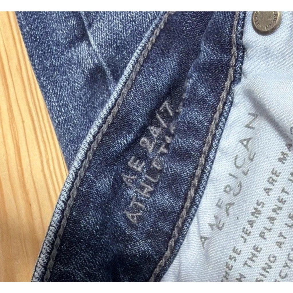 American Eagle Pants Men's 30x32 Blue Airflex Athletic Fit Whiskered