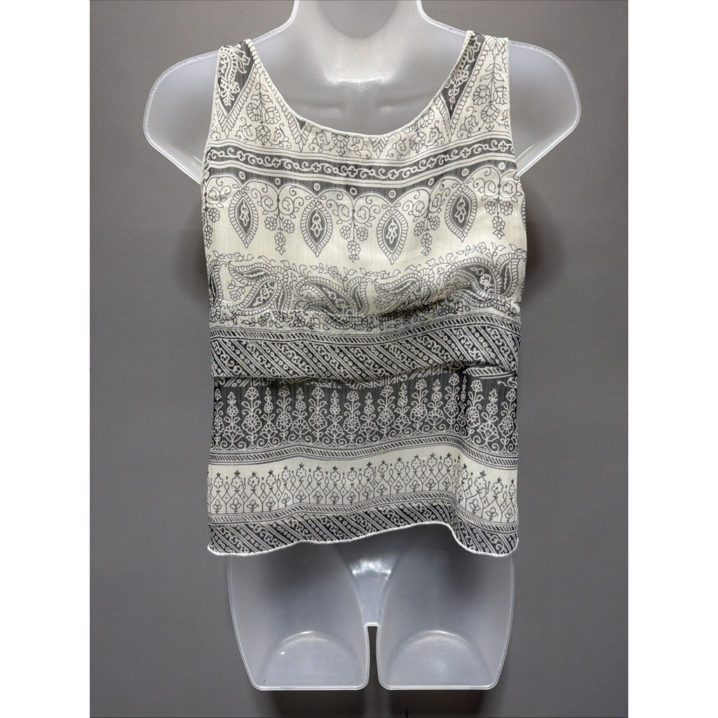Converse One Star Tank Womens M Sleeveless Lined Tank Boho Hippy Alternative
