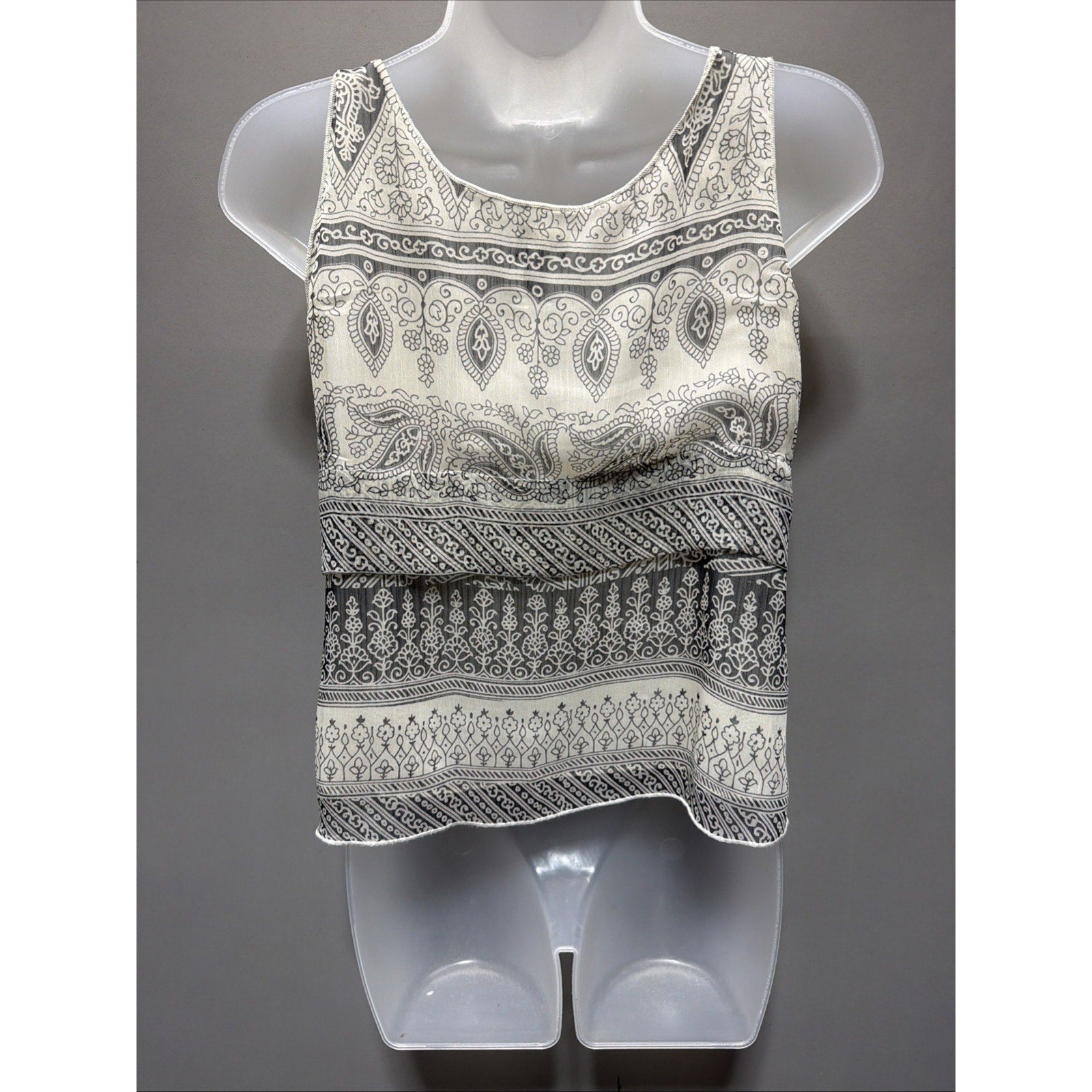 Converse One Star Tank Womens M Sleeveless Lined Tank Boho Hippy Alternative