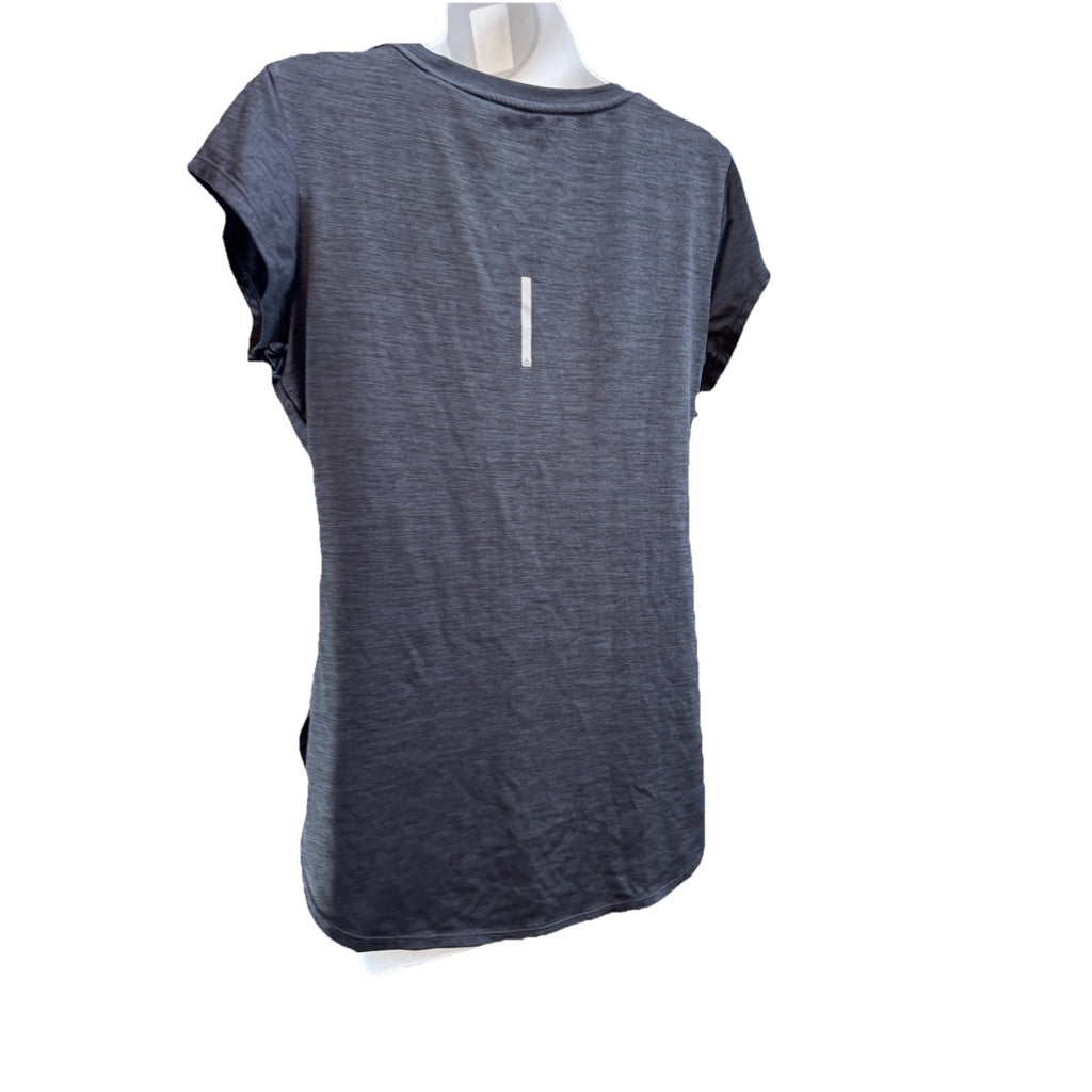Reebok Athletic Activewear Gray Women's Short Sleeve Shirt Size M