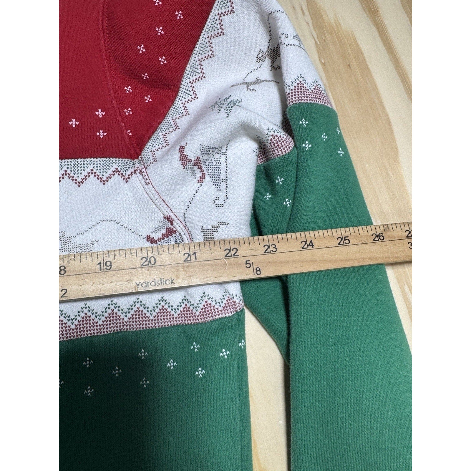 MBX Premium Goods Merry Vibes Hoodie Mens Large Christmas Reindeer Pullover