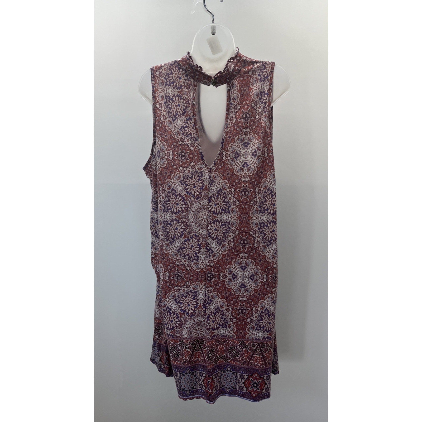 Speechless Women's Multi Color Geometric Short Dress Size 2X