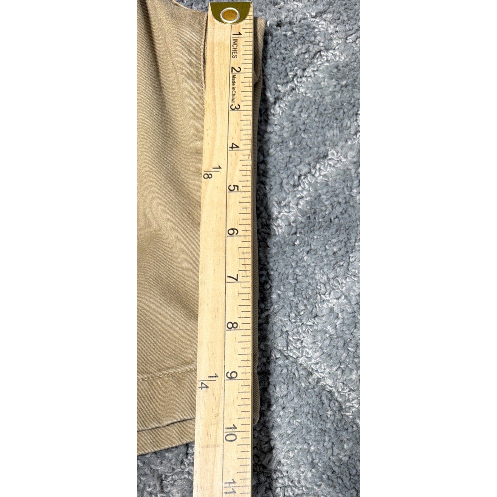 Barbour Neuston Regular Fit Twill Chino City Shorts in Stone BritishLux Size 40