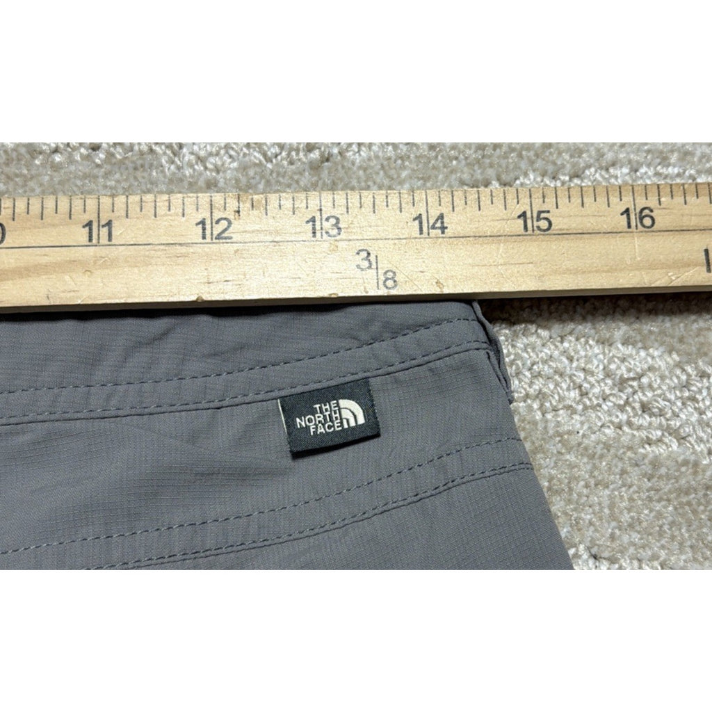 The North Face Pants Womens 28x30 Gray Nylon Roll Up Hiking Stow Pocket Ripstop