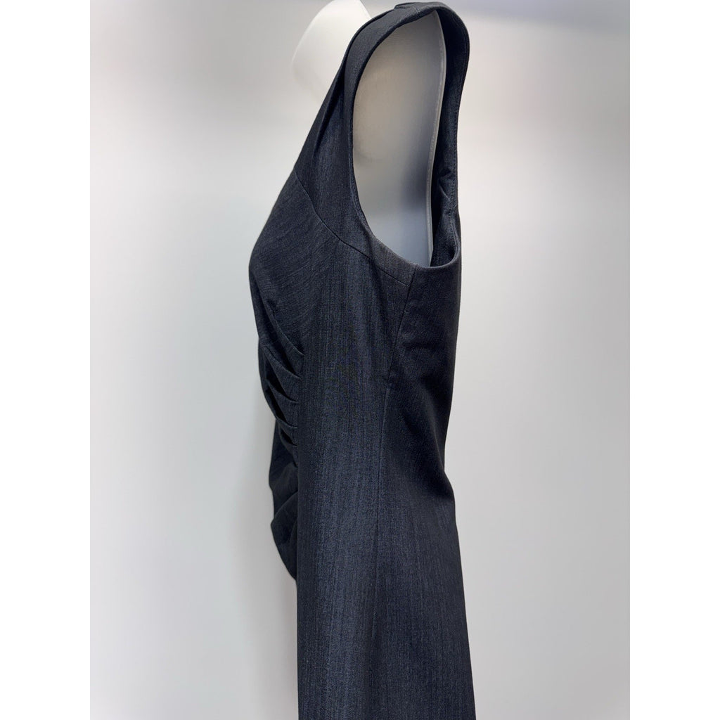 Calvin Klein Dress Navy Blue Sheath Cap Sleeve Career Women’s Size 6