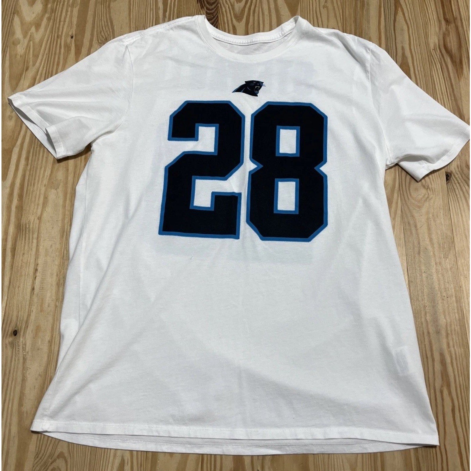 Nike J Stewart Carolina Panther's Jersey T-Shirt & Panther Back & Front Size XL