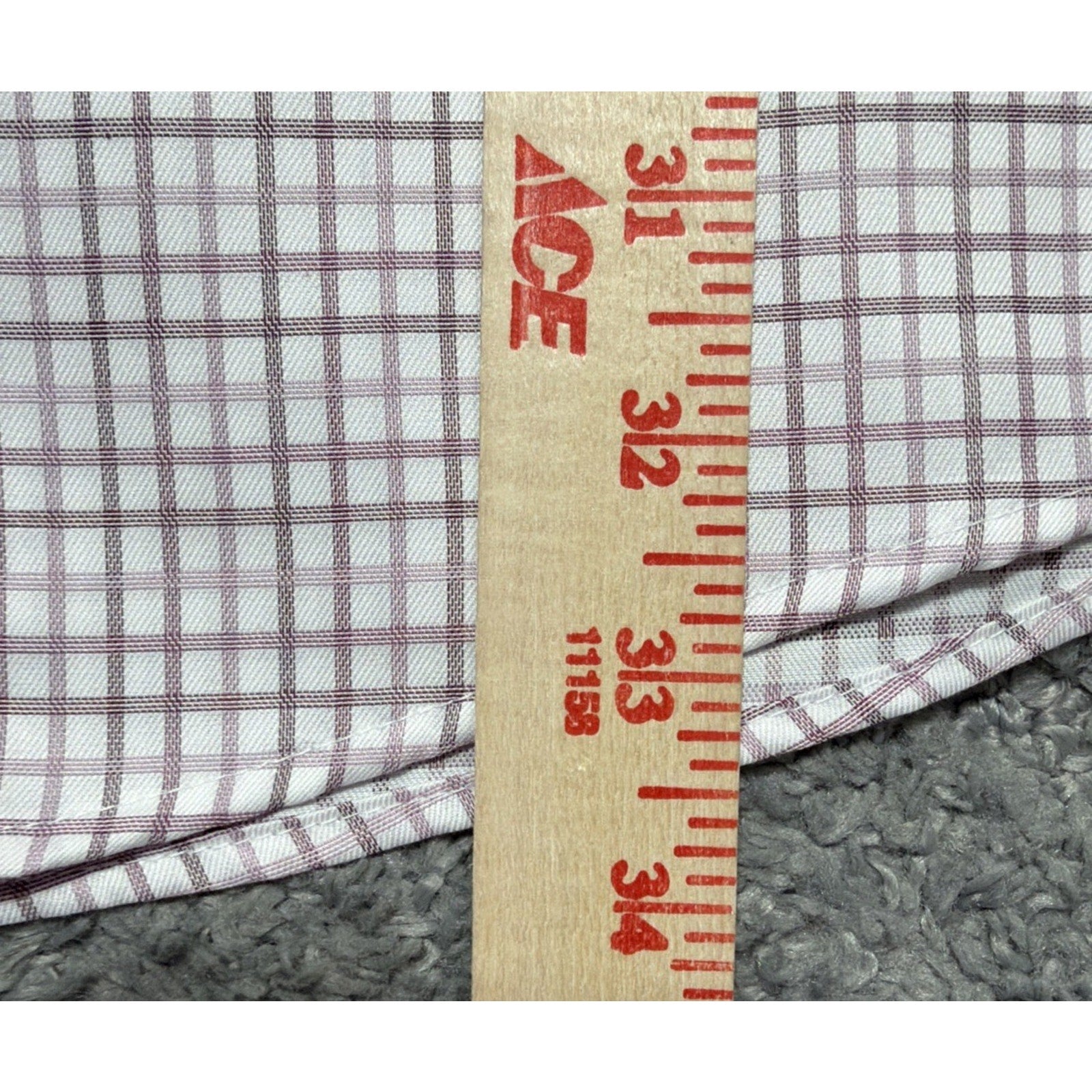 Pronto Uomo Mens Non Iron Dress Shirt 18 36/37 Tall Classic Fit Egypt Cotton NWT