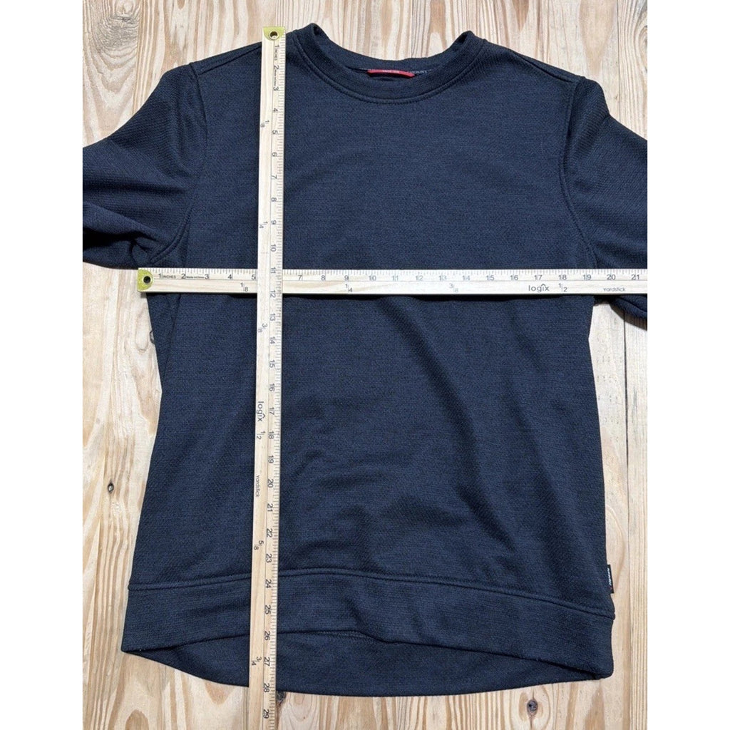 Gerry Men's Textured Fleece Crew Pullover Sweatshirt Sweater Gray Size Medium