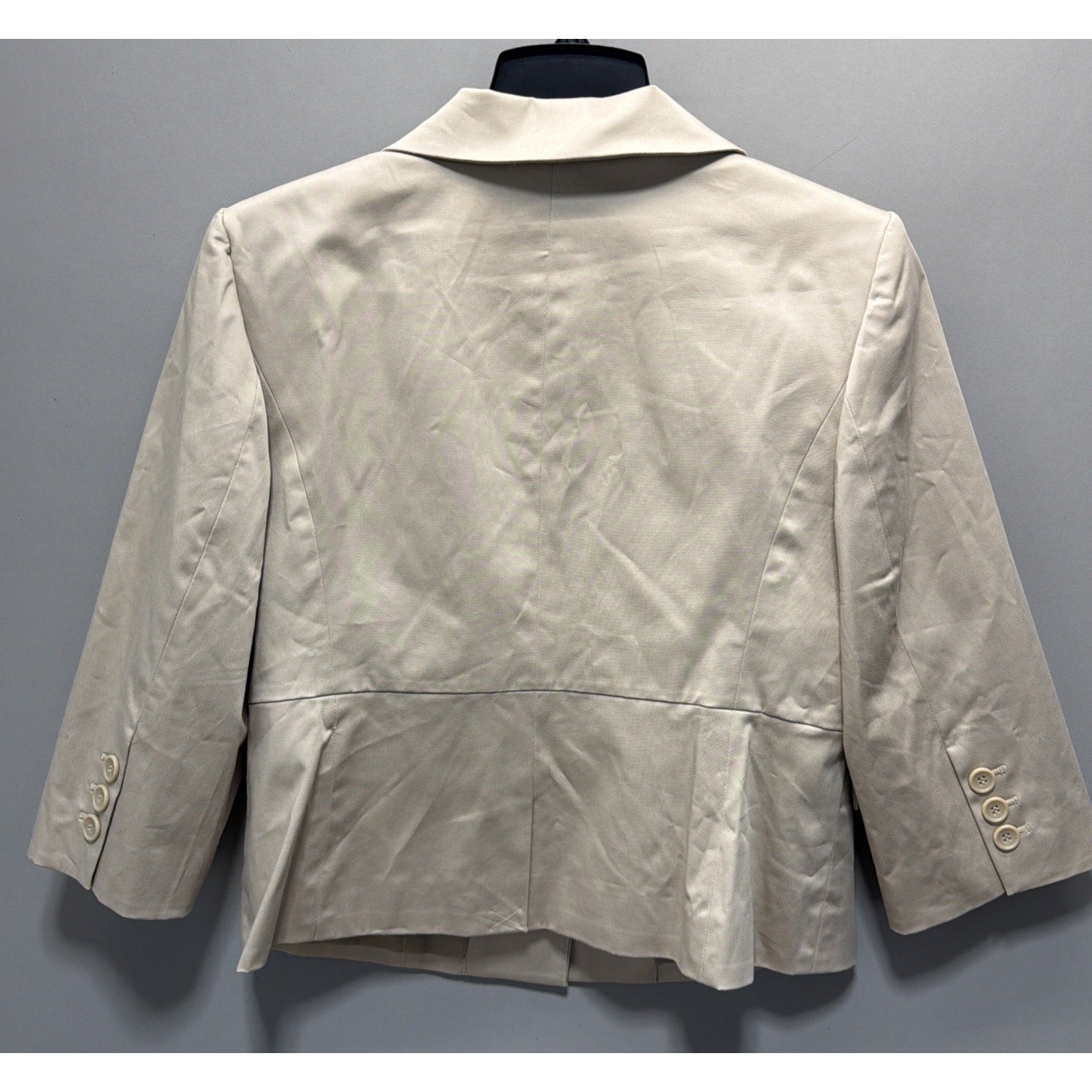 The Limited Biege Jacket Blazer NWT size L MODERN single button cropped
