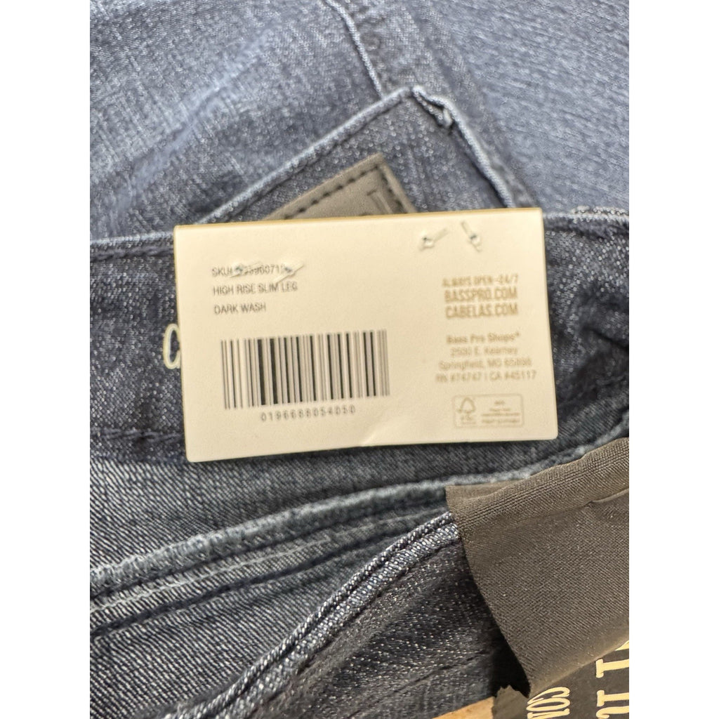 Natural Reflections Recycled Jeans High Rise Slim Leg Blue Women’s Size 12A NWT