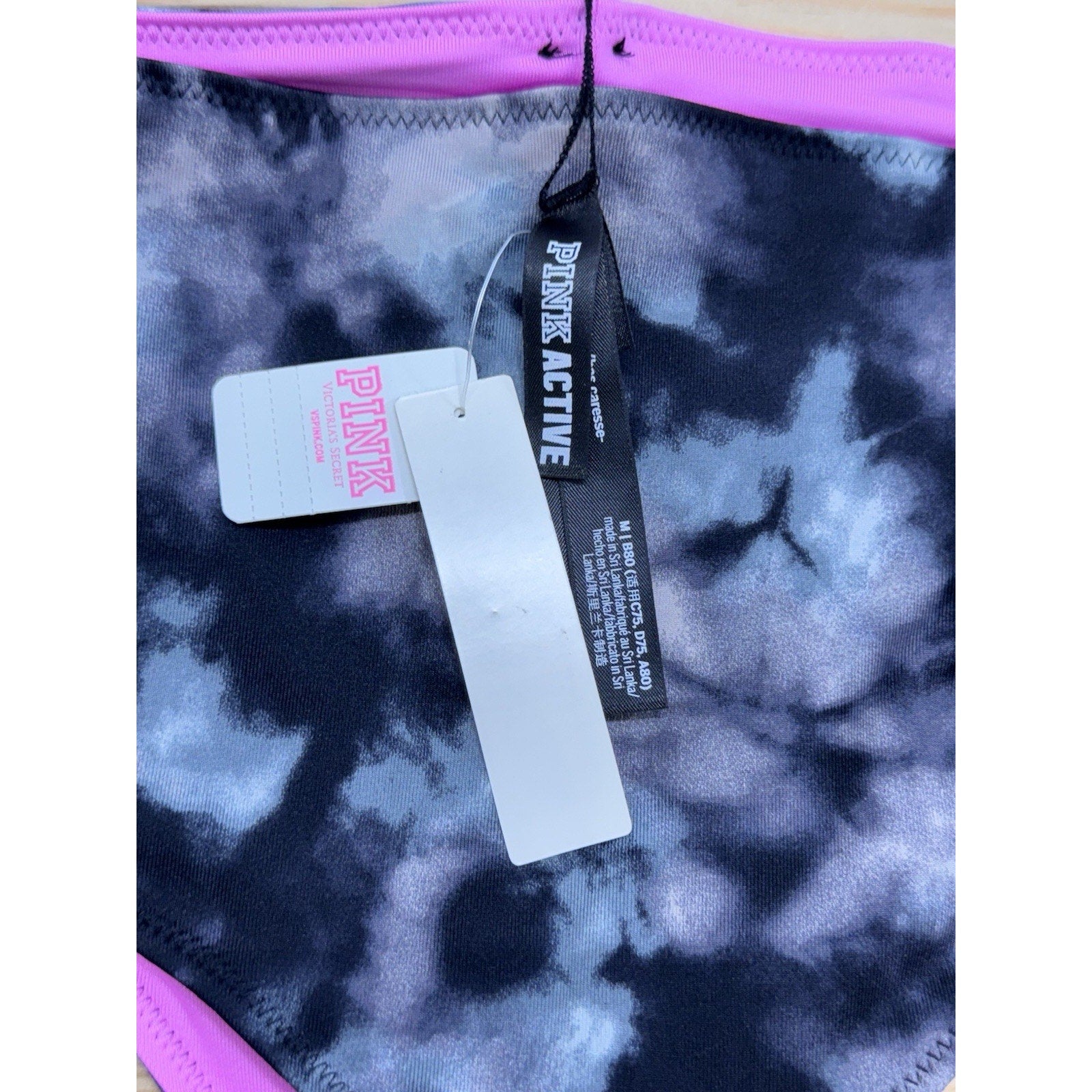 Victorias Secret PINK Tie Dye High Bikini Bottom Swimsuit New Women’s Size M