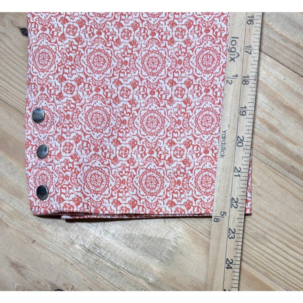 89th & Madison Women's Cropped Stretch Pull On Pant Crosshatch Sz M