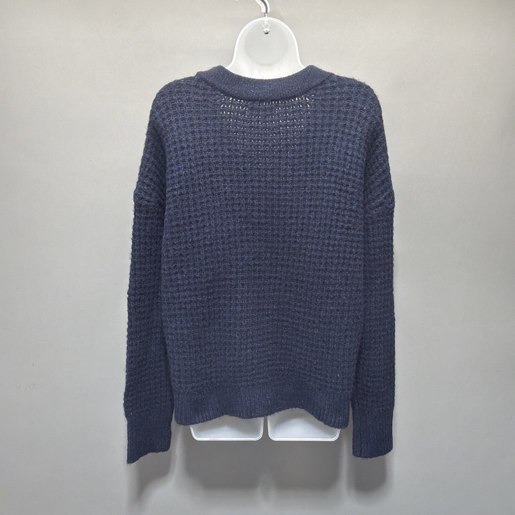 SONOMA GOODS FOR LIFE SUPER SOFT BUTTON FRONT CARDIGAN SIZE M NAVY BLUE NWT