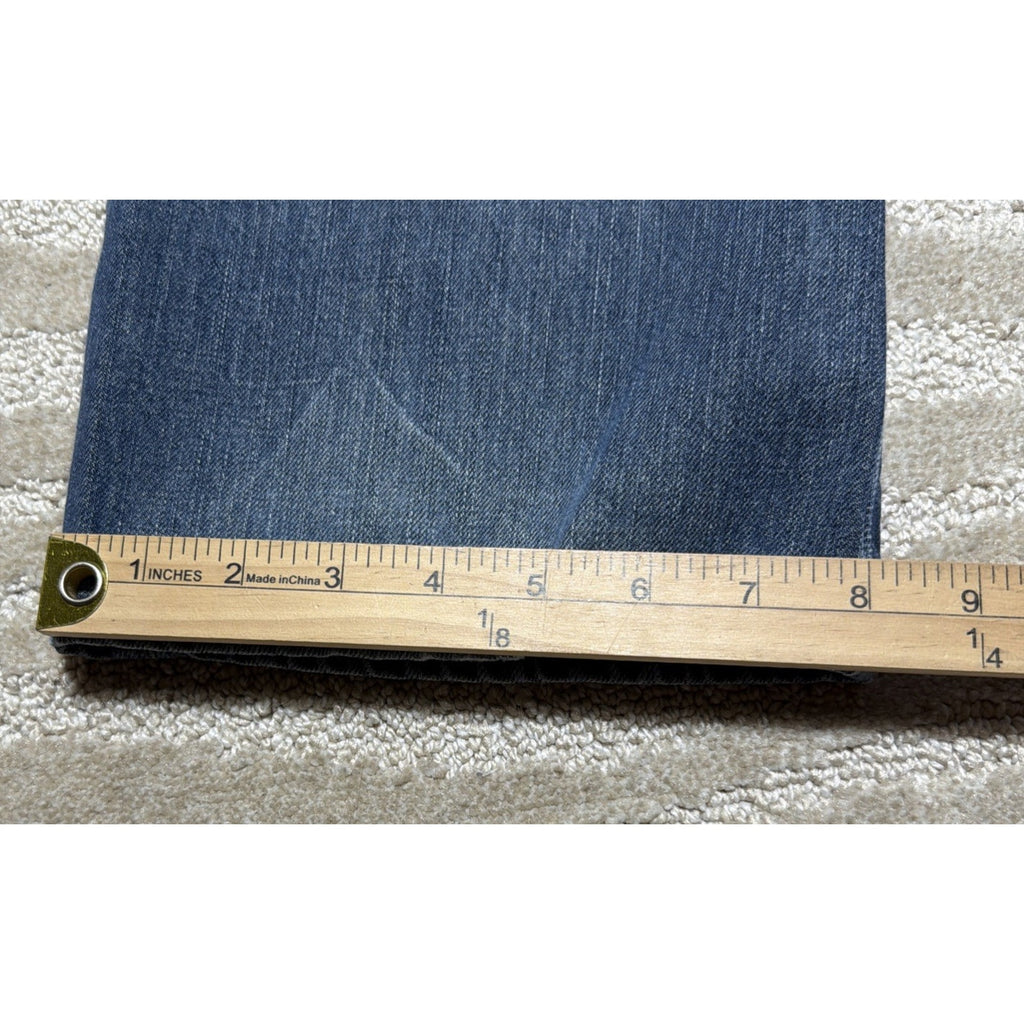 Apt. 9 Straight Fit Jeans Mens 34x32 Blue Medium Wash Denim Pants Workwear