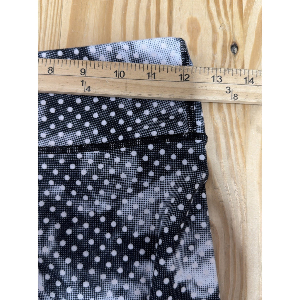 Lululemon Wunder Under II Crop Leggings Dottie Dream Rose Neutral Blush Size 8