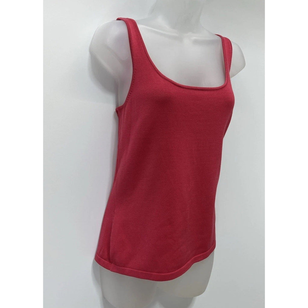 Talbots Silk Blend Sleeveless Sweater Size Medium Pink