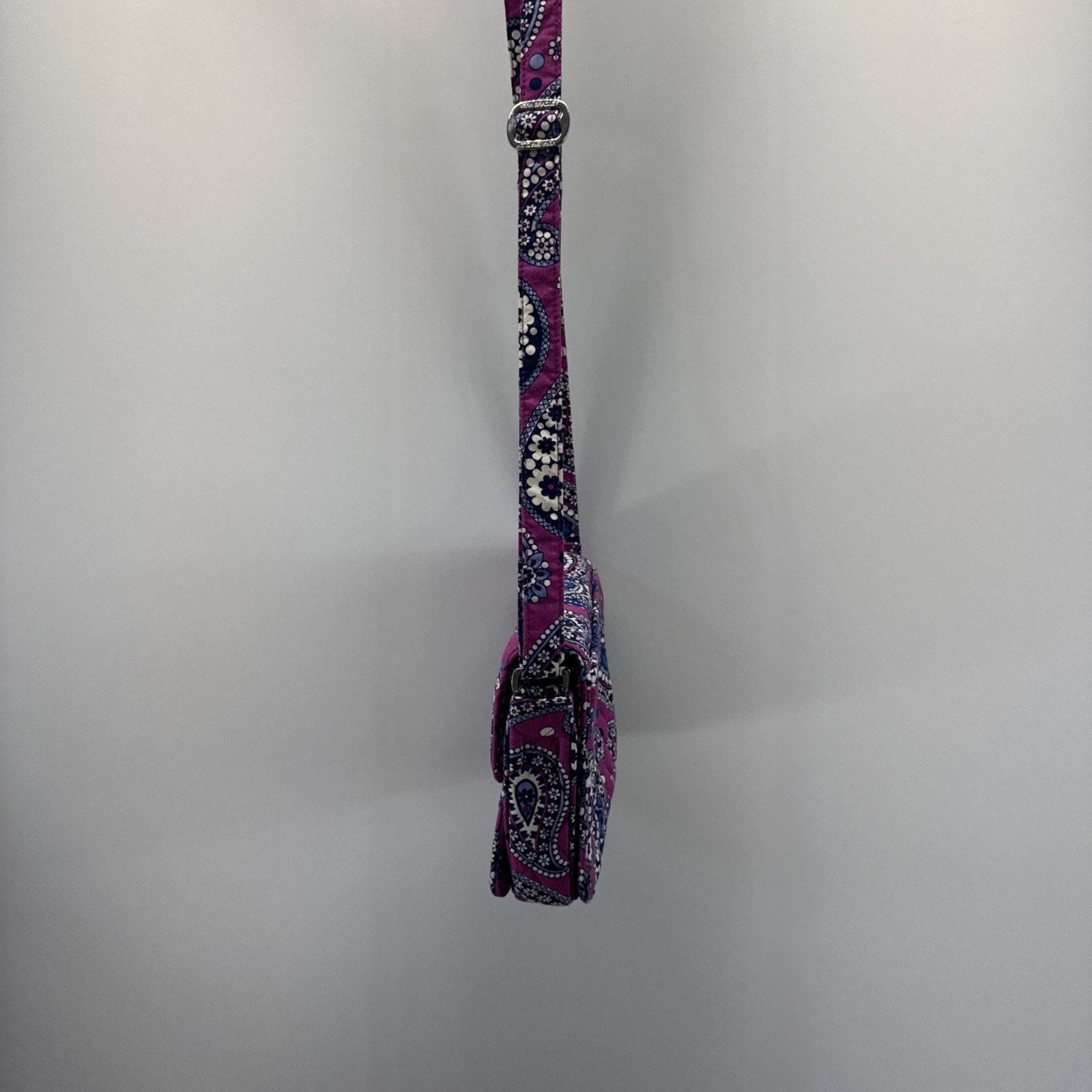 Vera Bradley Small Crossbody Purse Quilted Pink Blue White