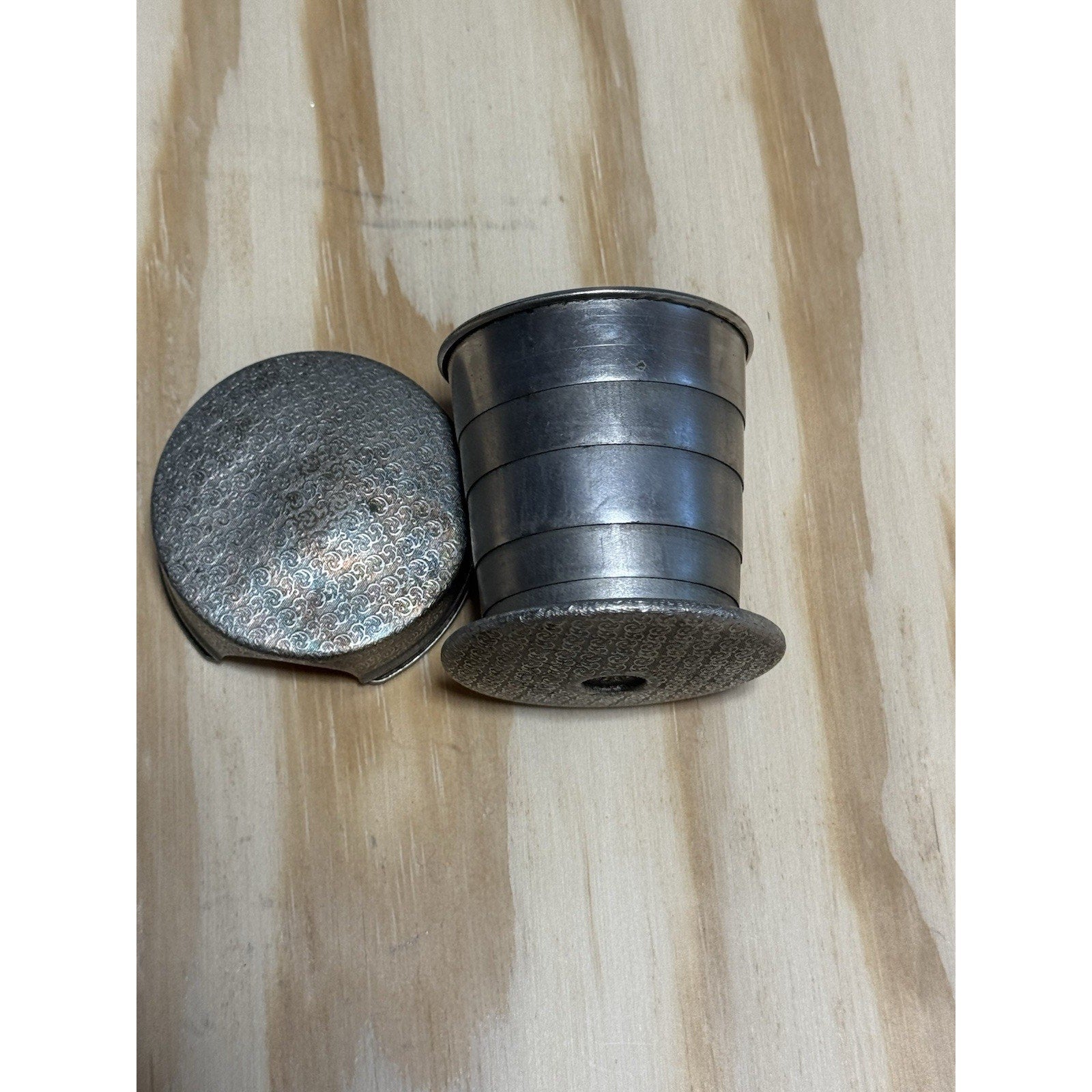 Collapsible Metal Travel Cup Pocket Drinking Cup Telescoping Camping Flask Style