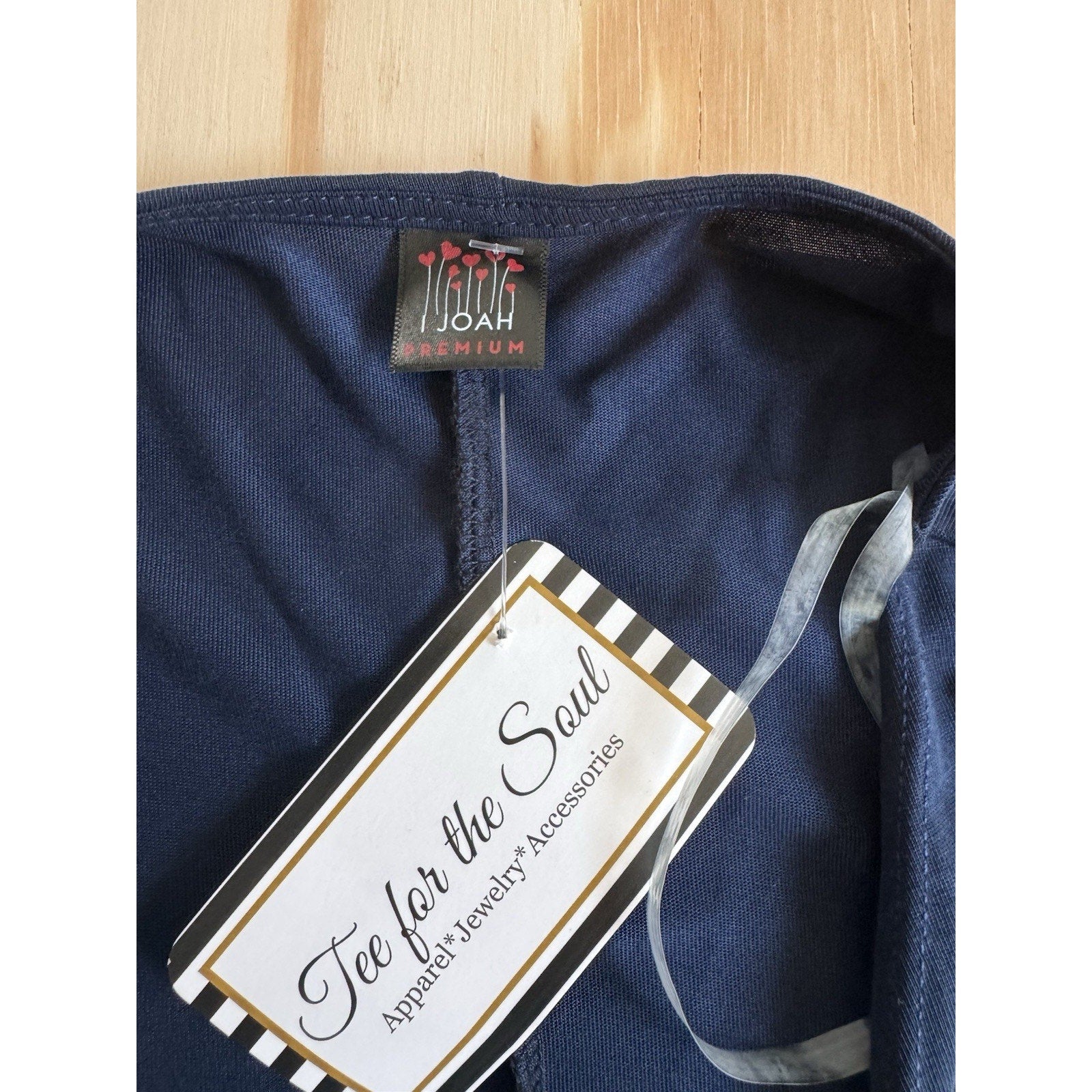 I jOAH Navy Short Sleeve Open Front Kimono Cardigan Small Oversized Small NWT
