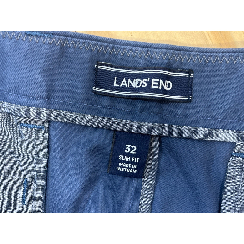 Lands End Men's Slim Fit Performance Chino Pants Size 32