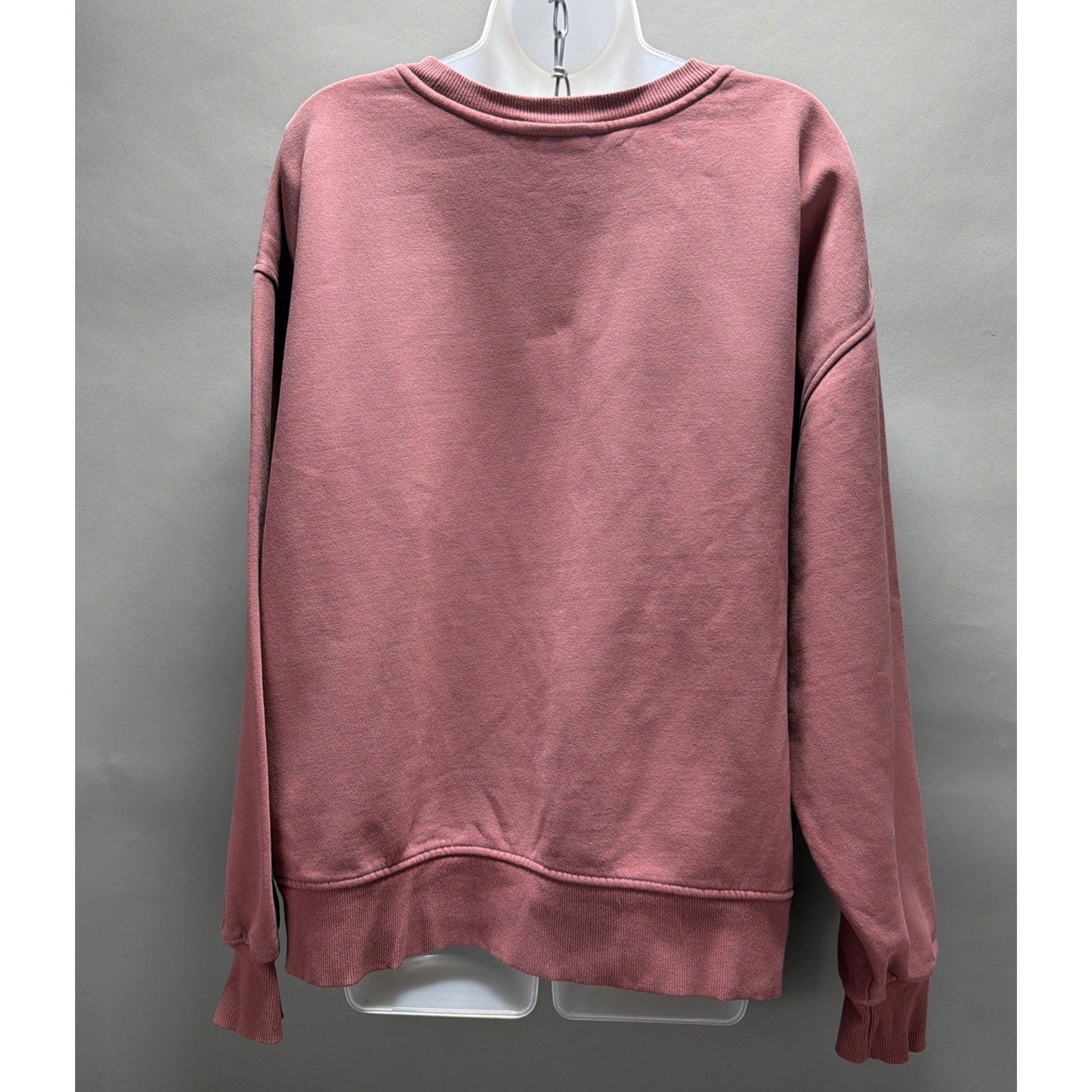 The North Face Womens City Oversized Crew Fleece Sweatshirt Wild Ginger L