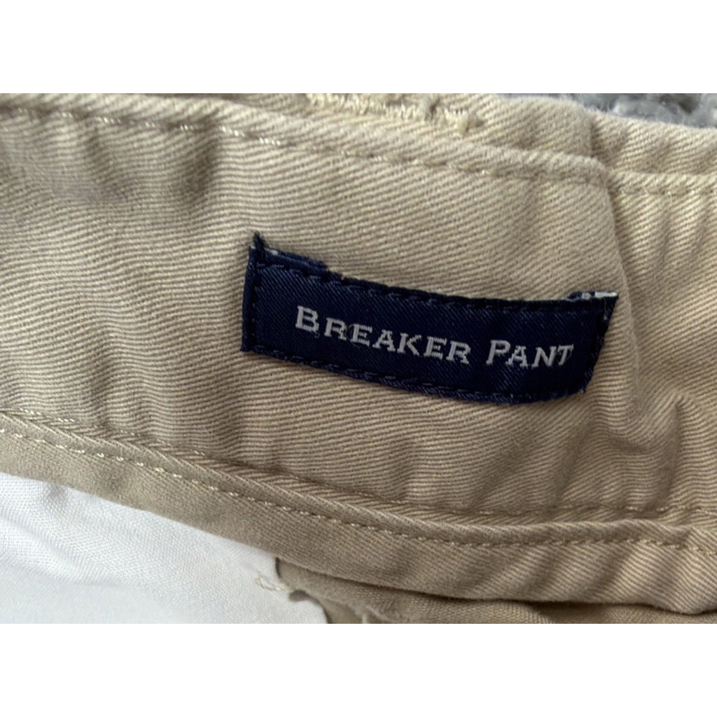Vineyard Vines Khaki Chino Breaker Pants 40x32 Preppy Casual Career