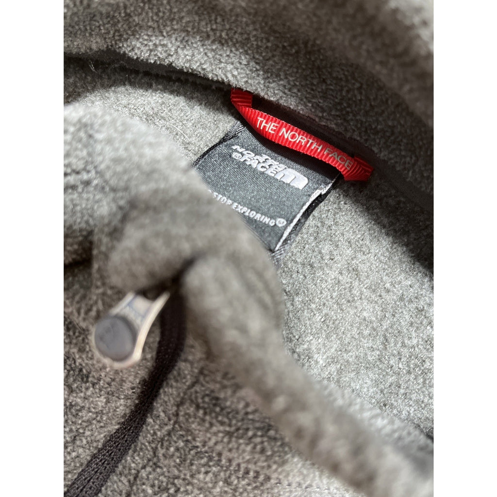 The North Face Jacket Womens S Gray Fleece Pullover 1/4 Zip Outdoors Hiking