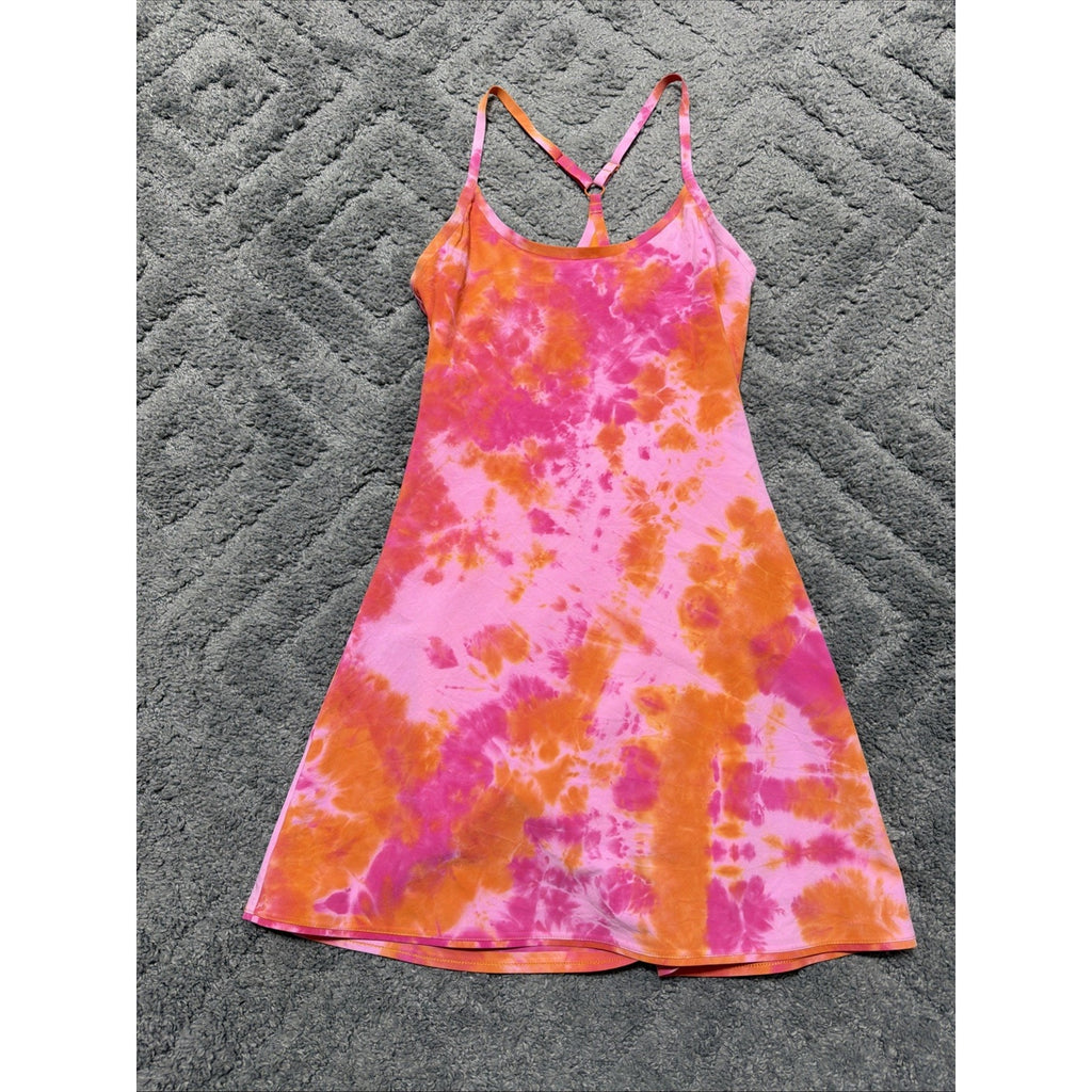 Outdoor Voices Tie Dye Exercise Dress XS Tie The Built-in Shorts