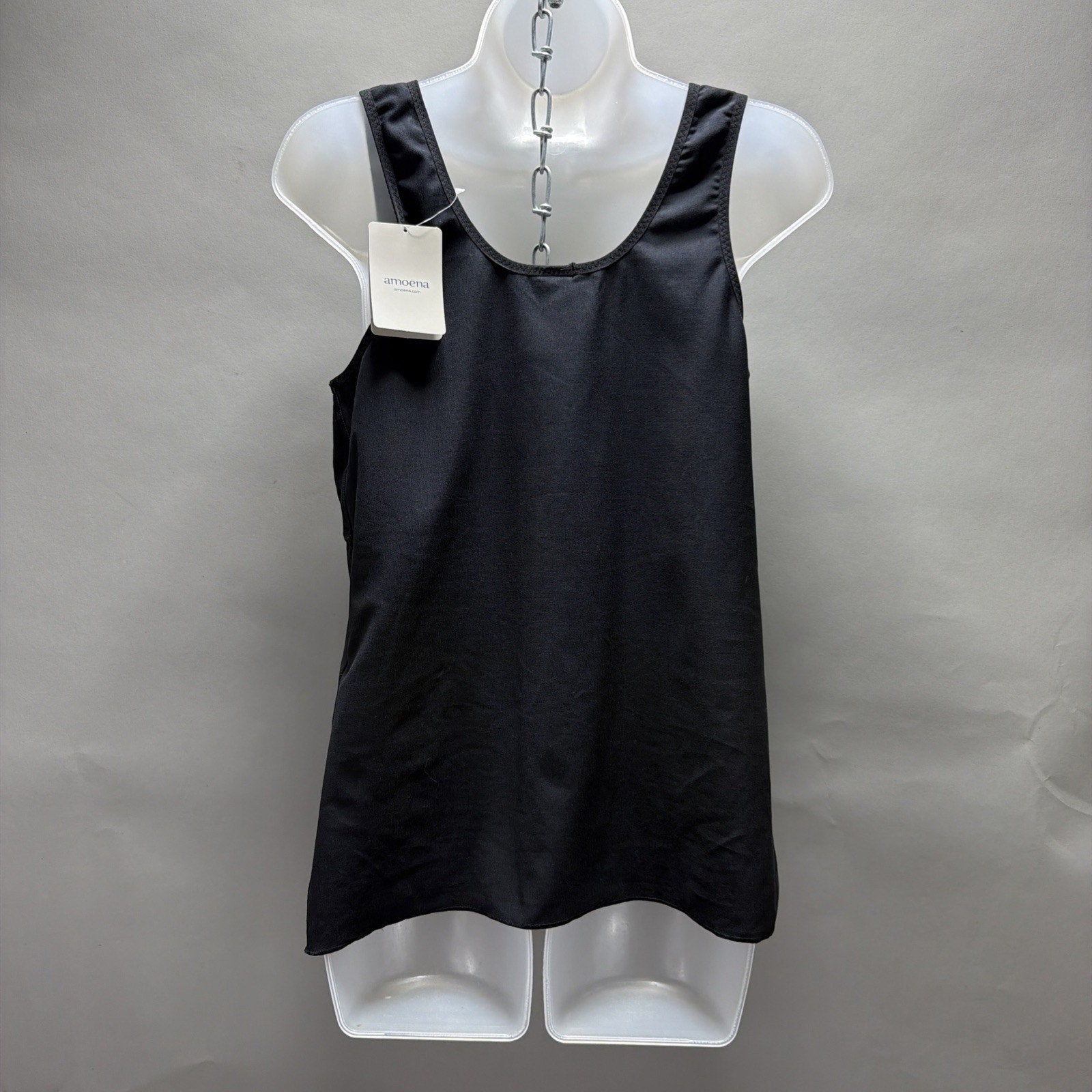 Amoena Michelle Camisole USA Large Breast Post Surgical Recovery Black 2105