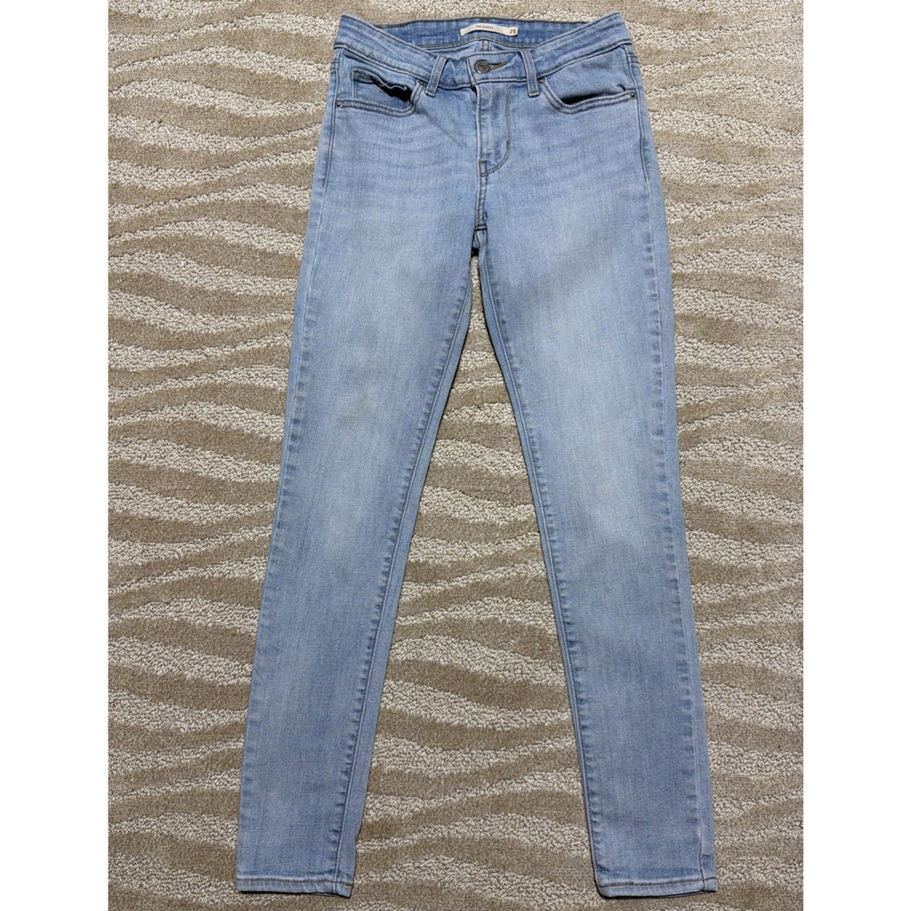 Levi's 711 Skinny Jeans Womens Light Wash Size 25