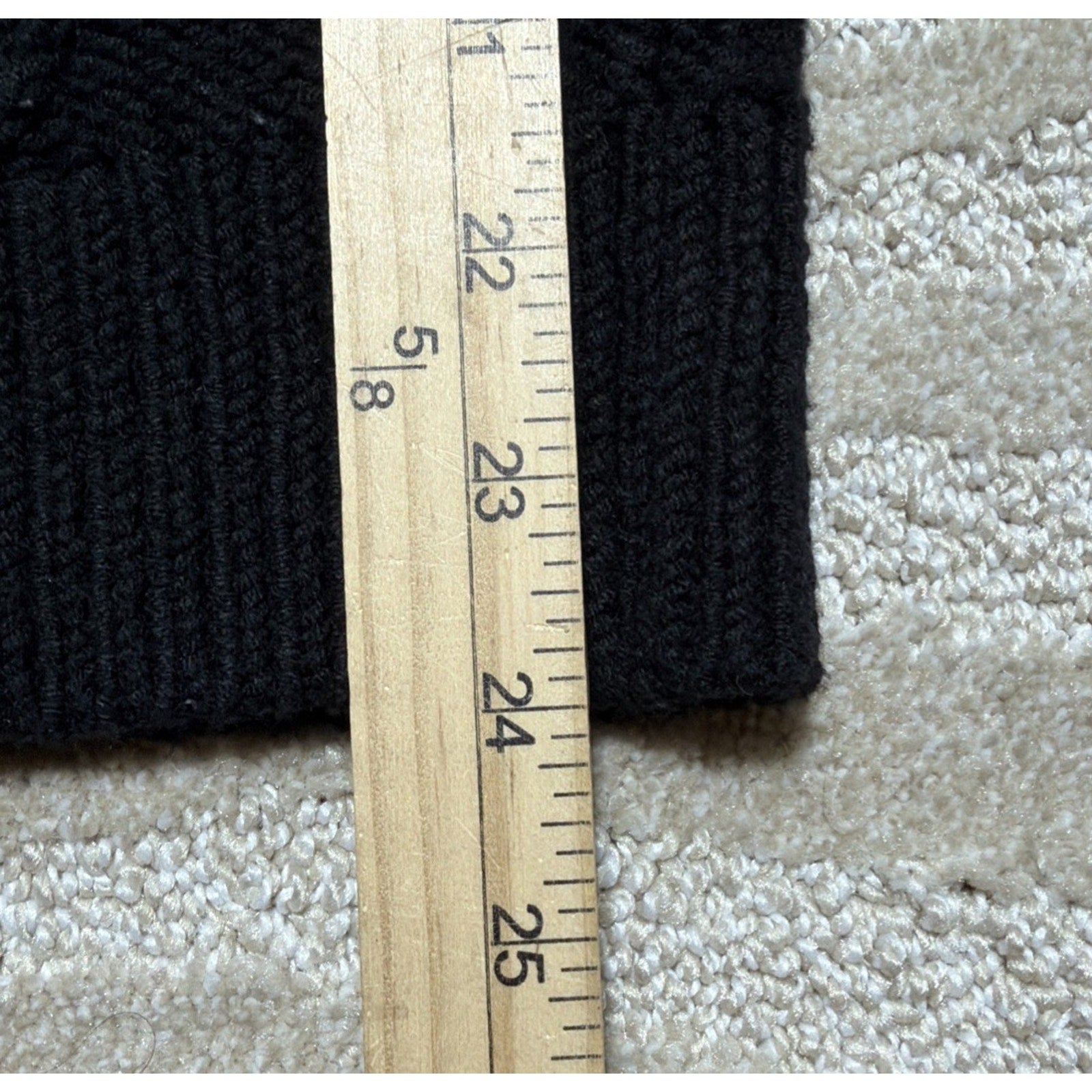LOFT Outlet Sweater XS Black White Striped Cable Knit Crewneck Pullover