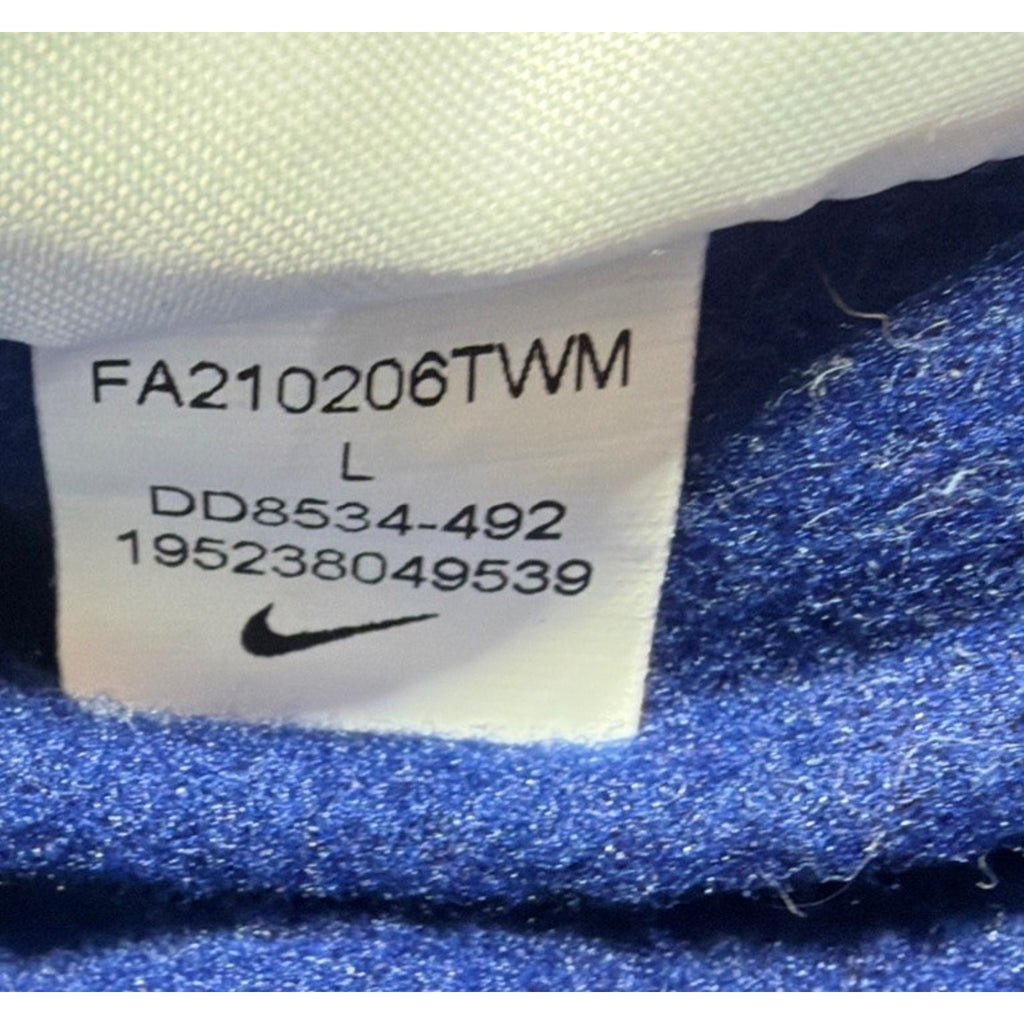 Nike hooded therma-fit jacket Youth Size Large Blue