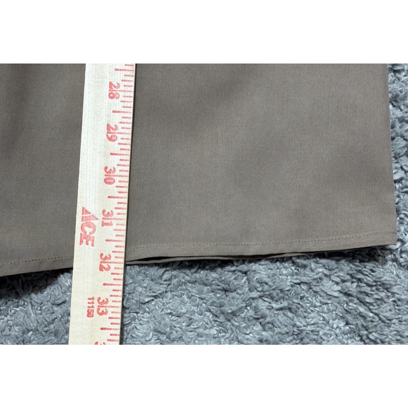 Tulliano 100% Silk Taupe Button Front Shirt Menswear 2XL Luxury Pocket NWT